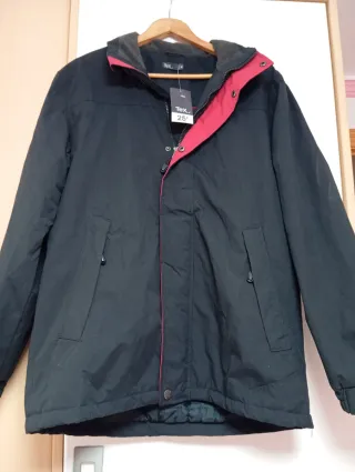 Chaqueta Tex Hombre Talla M Negra y Roja