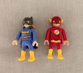 Playmobil DC Niños Batgirl y Flash