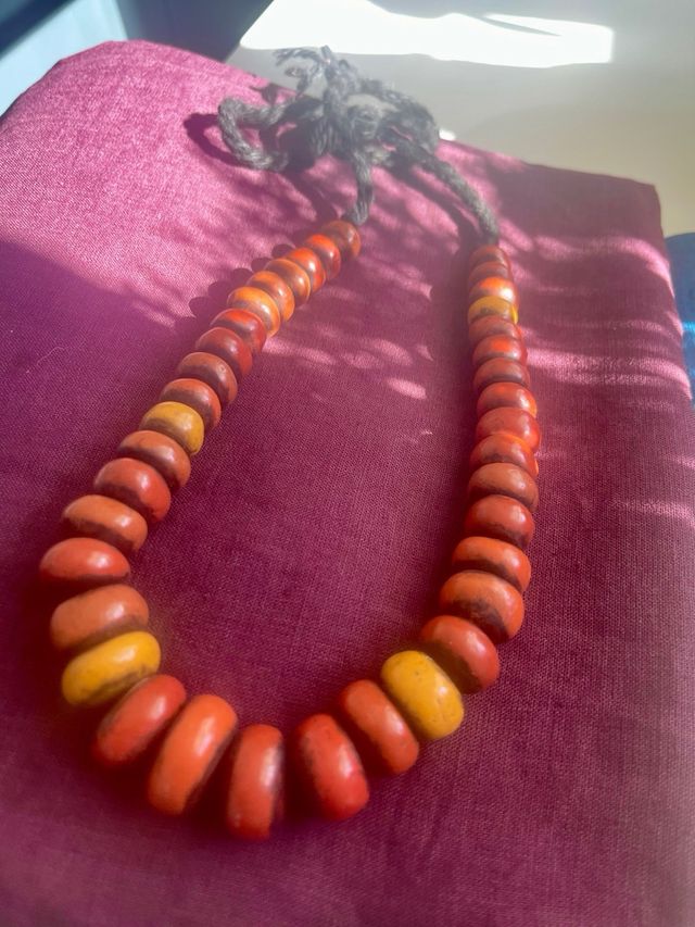 Collana Ambra Berberia Originale Marocco