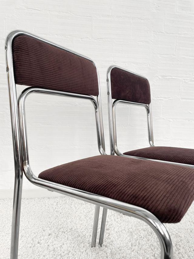 SILLAS BAUHAUS. PANA CHOCOLATE. ITALIA 70s