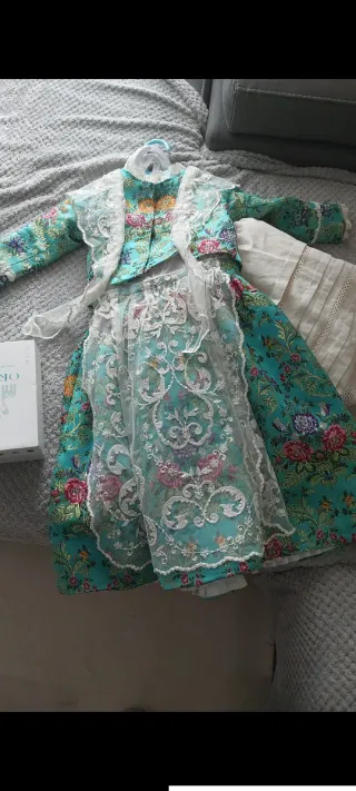 Traje de Fallera Niña 2-3 Años