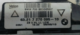 PILOTO TRASERO IZQUIERDO BMW SERIE 1 LIM. (F20) 2