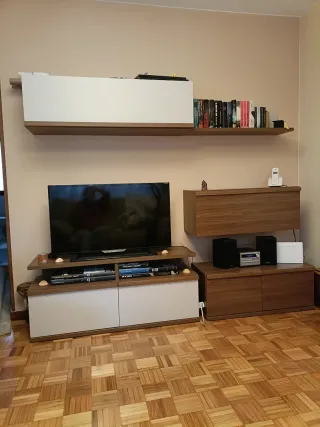 Mueble salón modular + mesa centro