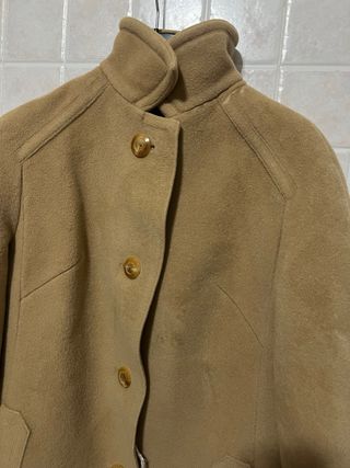 Cappotto lungo vintage color cammello donna Jobis