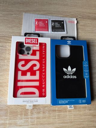 Fundas iPhone 13 Pro Max Adidas y Diesel