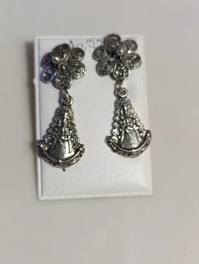 Orecchini in argento Virgen del Rocio