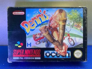 JUEGO PAL UKV SNES DENNIS COMPLETO