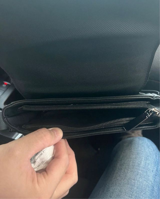 Bandolera Lacoste Negra