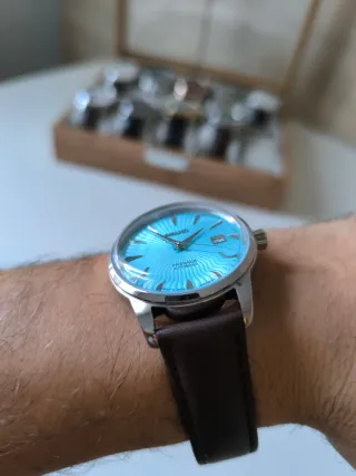 Seiko MOD Presage azul "Skyfall".