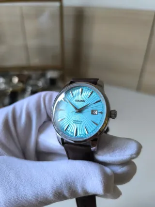 Seiko MOD Presage azul "Skyfall".