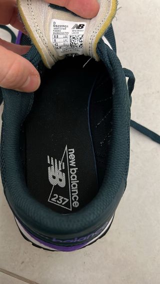 New Balance Uomo Viola Bianco