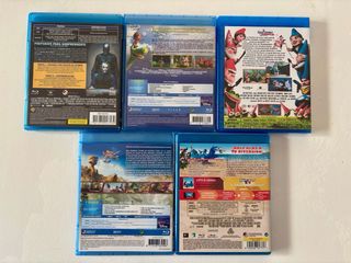 Lote 5 Películas Blu-ray