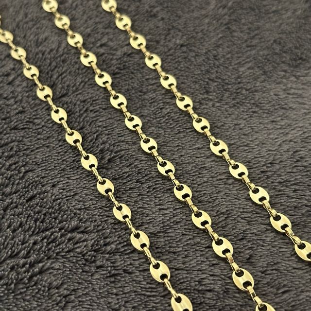 Cadena y pulsera oro laminado