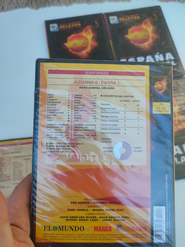 DVD España Campeones Mundial 2010