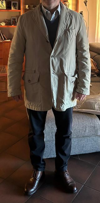 Giacca uomo beige elegante e sportiva