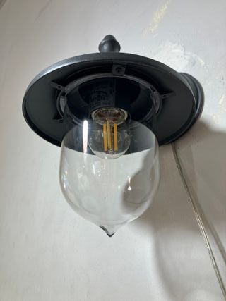 Lampada parete alluminio antracite IP43