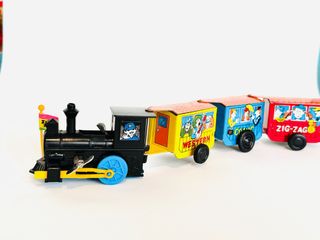 Treno vintage in latta Zig-Zag