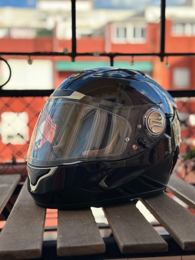 Casco Scorpion EXO-1000 AIR Negro Talla M (58cm)