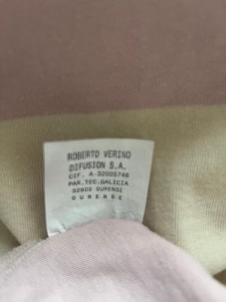 Polo mujer Roberto Verino beige y rosa