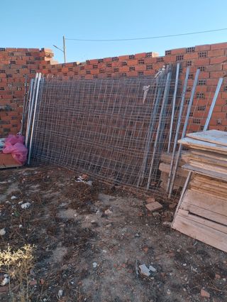 Vallas de obra metálicas