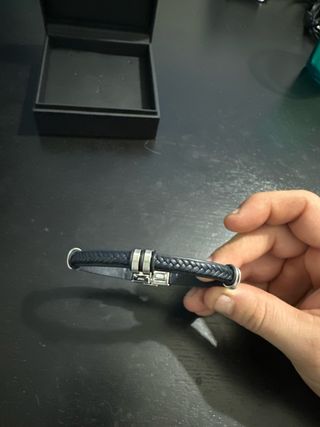 Pulsera Lotus Style Azul y Plata