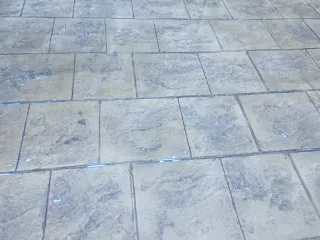 Pavimento de hormigón estampado