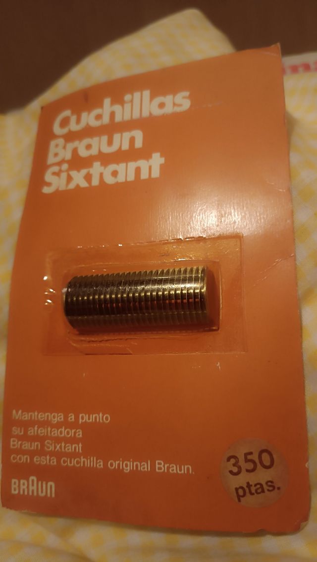 Cuchillas Braun Sixtant Afeitadora Original