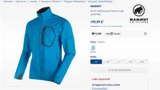 Chaqueta SoftShell Mammut Ultimate Talla S