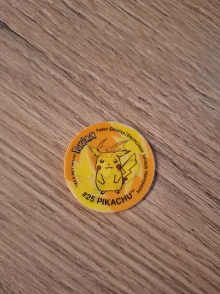 Tazos 2 Pokémon Pikachu Holográfico año 2000