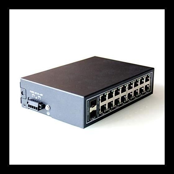 Switch 16 puertos Industrial 2 puertos SFP