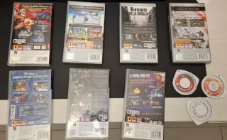 PSP lotto Giochi : Naruto, Sims 2, Godfather, Ratc