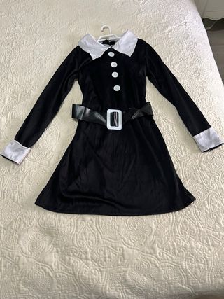 Disfraz de Miércoles Addams talla 7-9