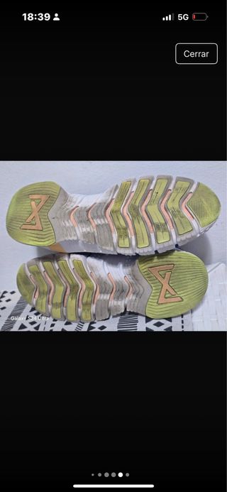 Zapatillas Nike CrossFit Talla 38.5 puesta dos vec