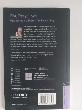 Oxford Bookworms Library: Level 4:: Eat Pray Lo...