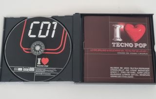 I love tecno pop 3 CD The best pop dance Blanco Y