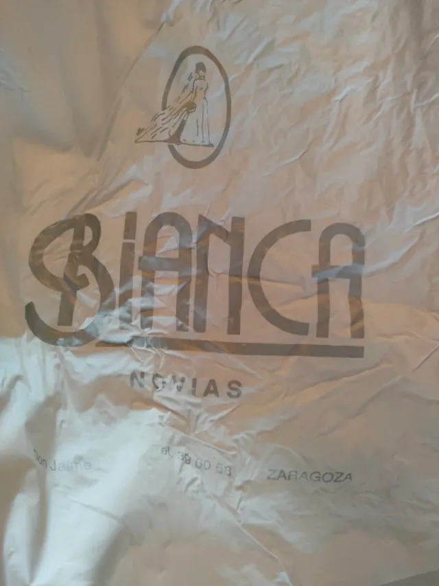 Vestido de Novia Blanco con Encaje