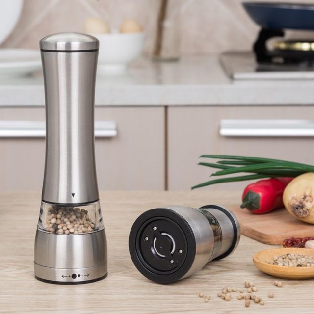 Set de Molinillos de Sal y Pimienta – Acero Inoxid