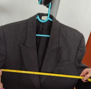 Americana mujer Lana Gris T-44