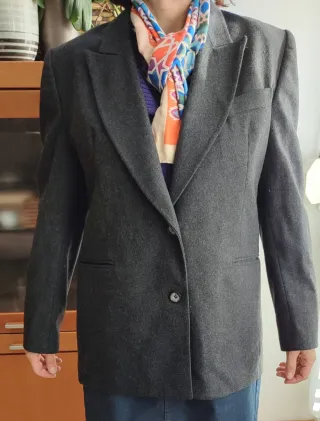 Americana mujer Lana Gris T-44