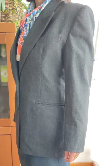 Americana mujer Lana Gris T-44