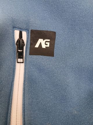 Sudadera AG Azul/Gris con 3 bolsillos