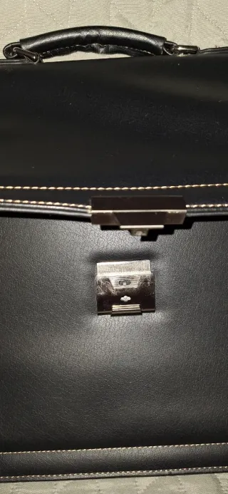 Maletín portadocumentos de piel