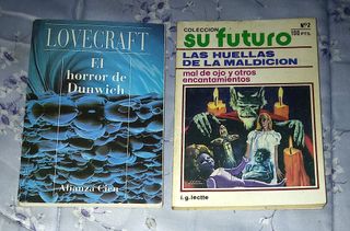 Lote 2 libros Lovecraft y mal de ojo