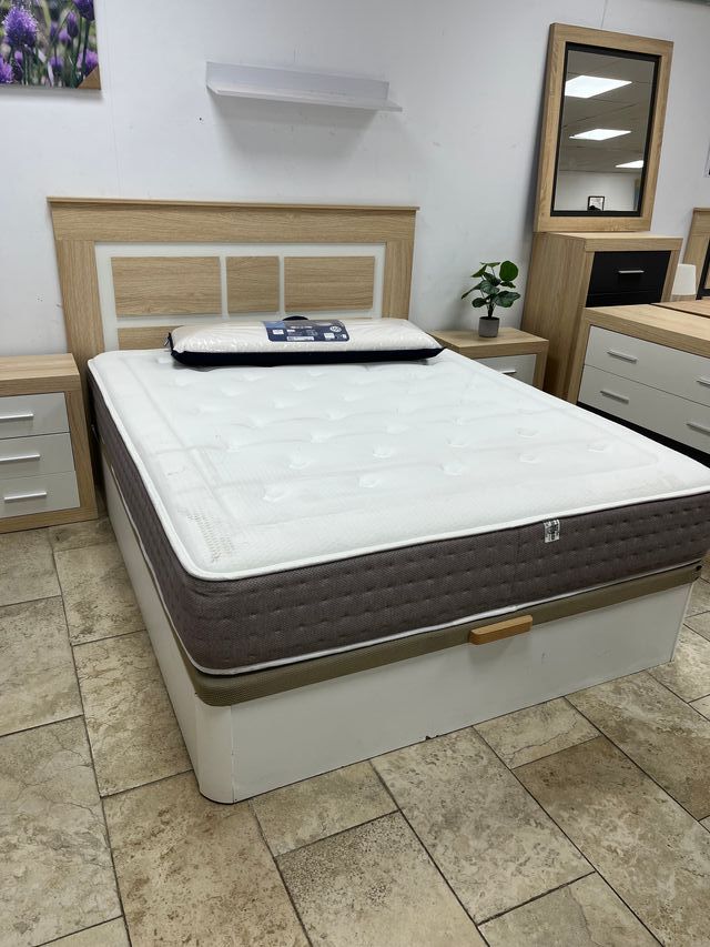 Canapé alta gama Cambria y blanco