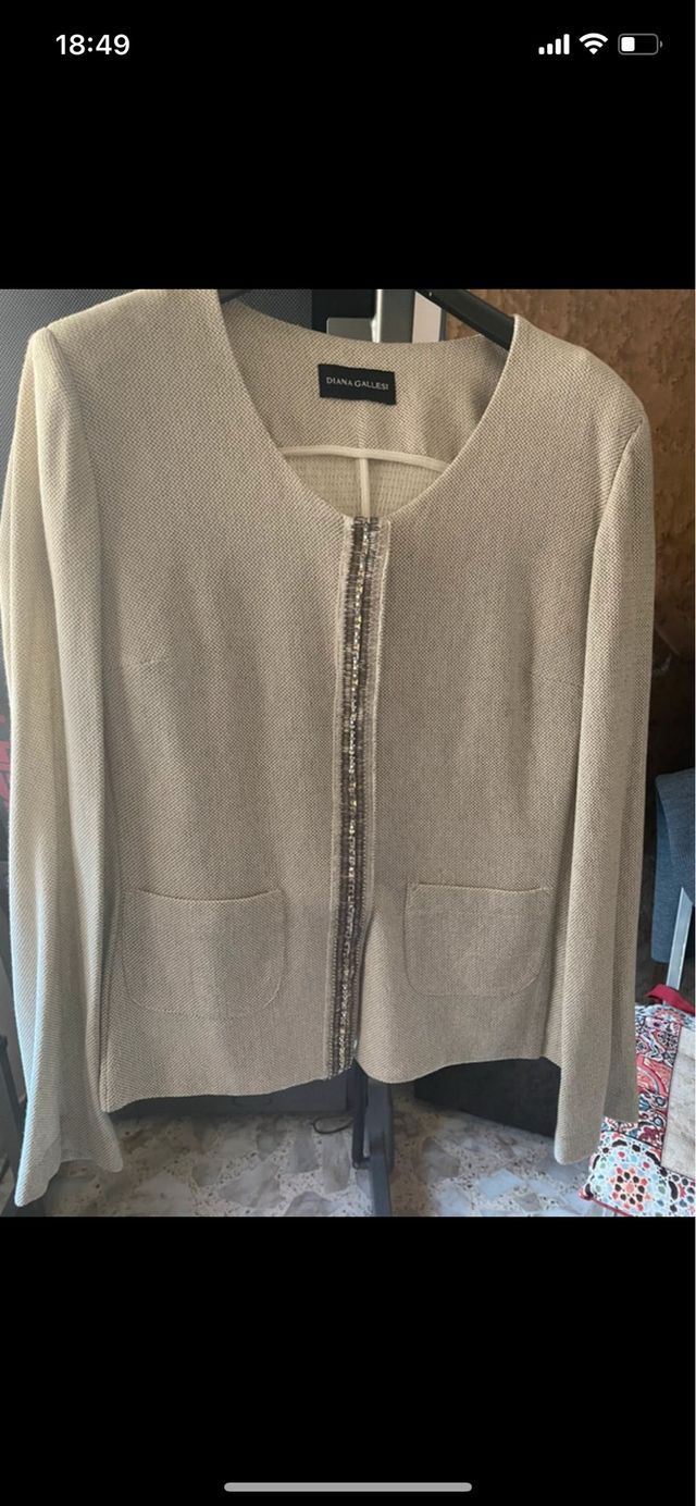 Giacca DIANA GALLO beige donna