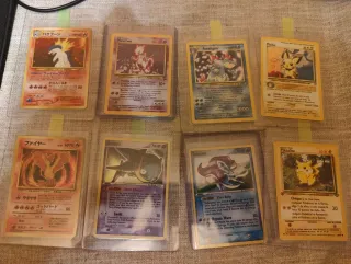 Pack 8 Cartas Pokémon: Mewtwo, Pichu, Pikachu
