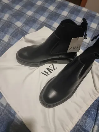 Botines Zara Negro Talla 39