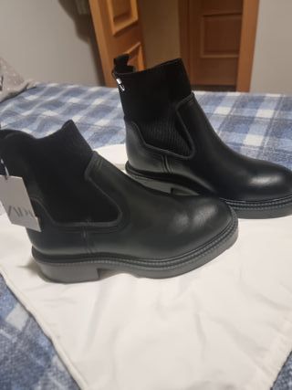 Botines Zara Negro Talla 39