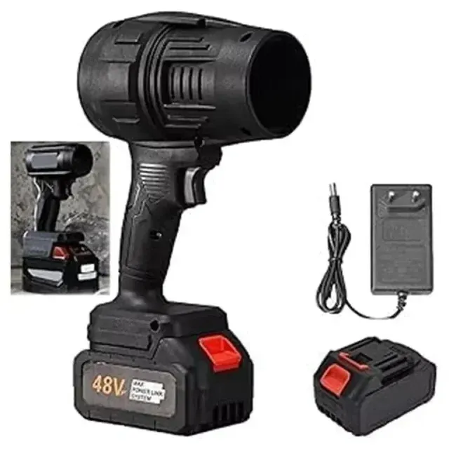 Soffiatore 48V Doppia Batteria + Accessori NUOVO