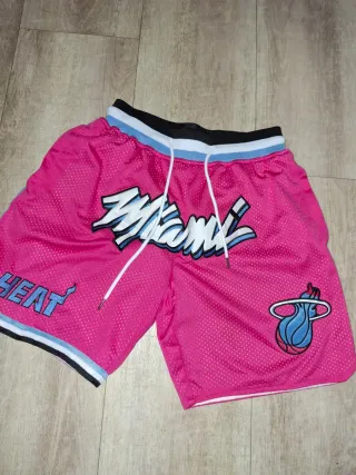 Pantalones cortos de baloncesto Bulls y Miami